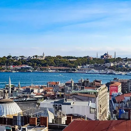 公寓式酒店 Entire With Amazing Seaview Terrace Near Galata Tower